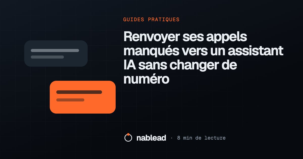 Un téléphone qui renvoie un appel sans réponse vers la ligne d’un assistant